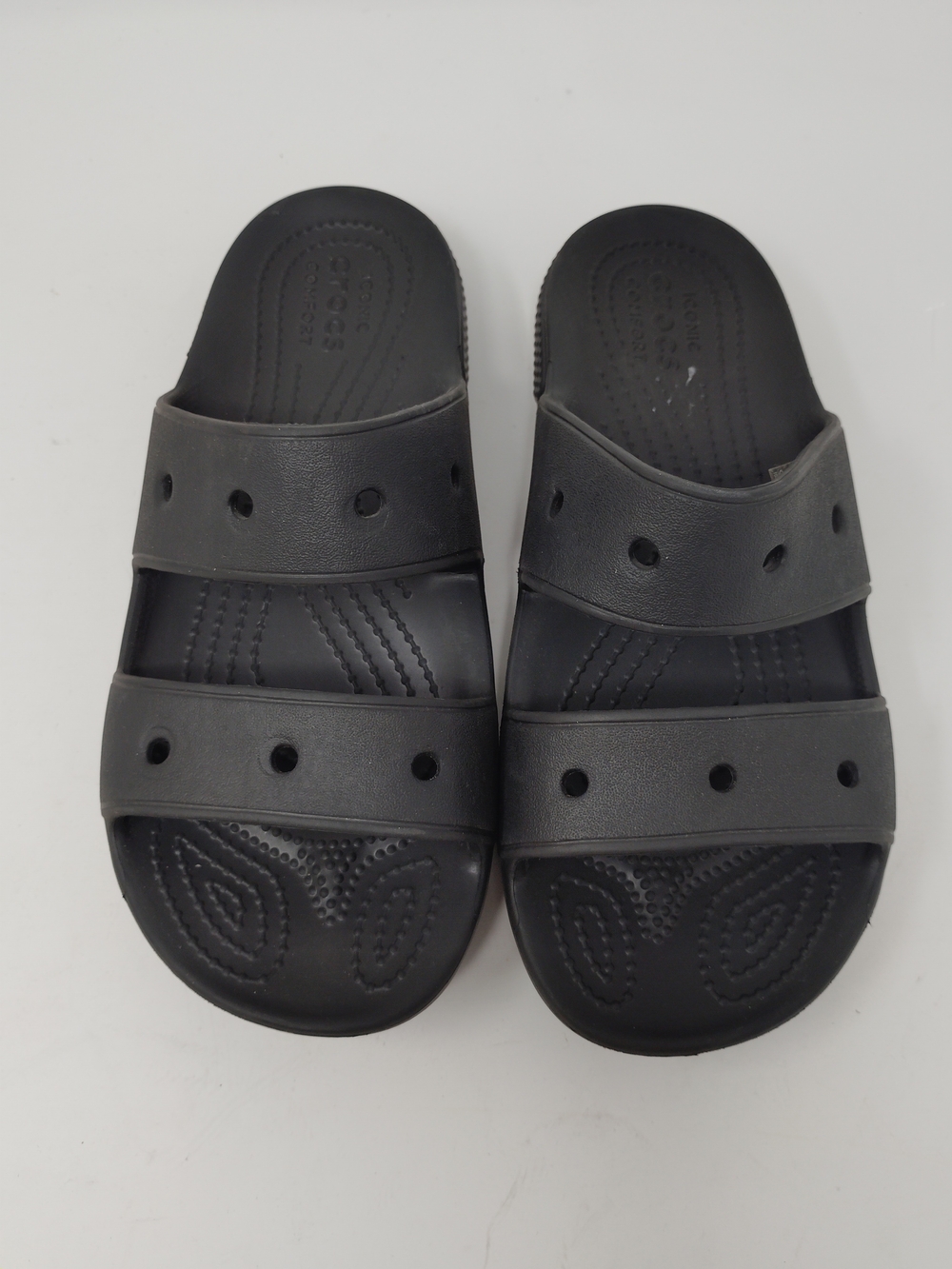 CROCS Sandals Men SZ 5, Woman 7 BLK Baya II Slide Waterproof Comfort Beach
